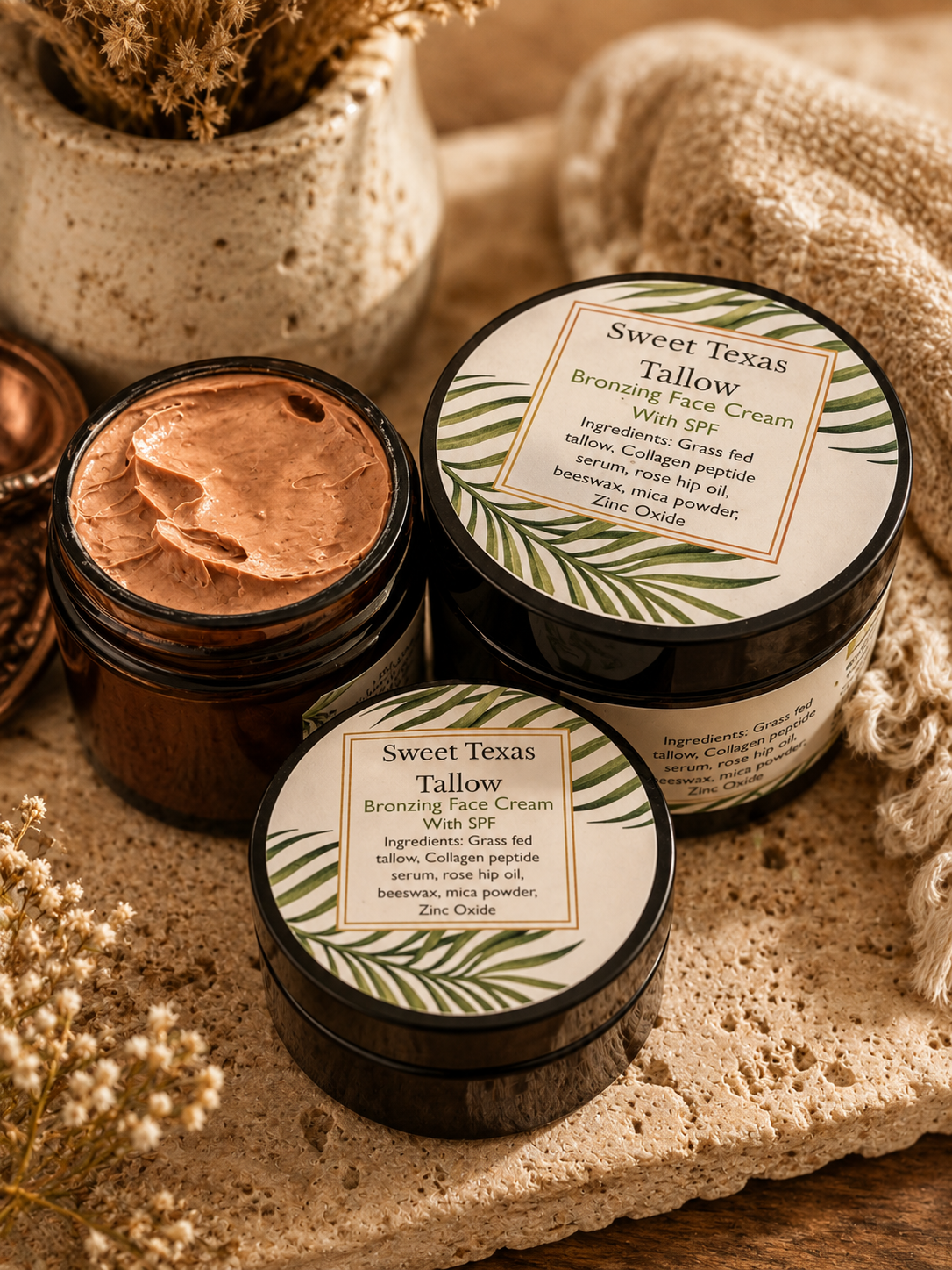 Bronzing Face Tallow with SPF