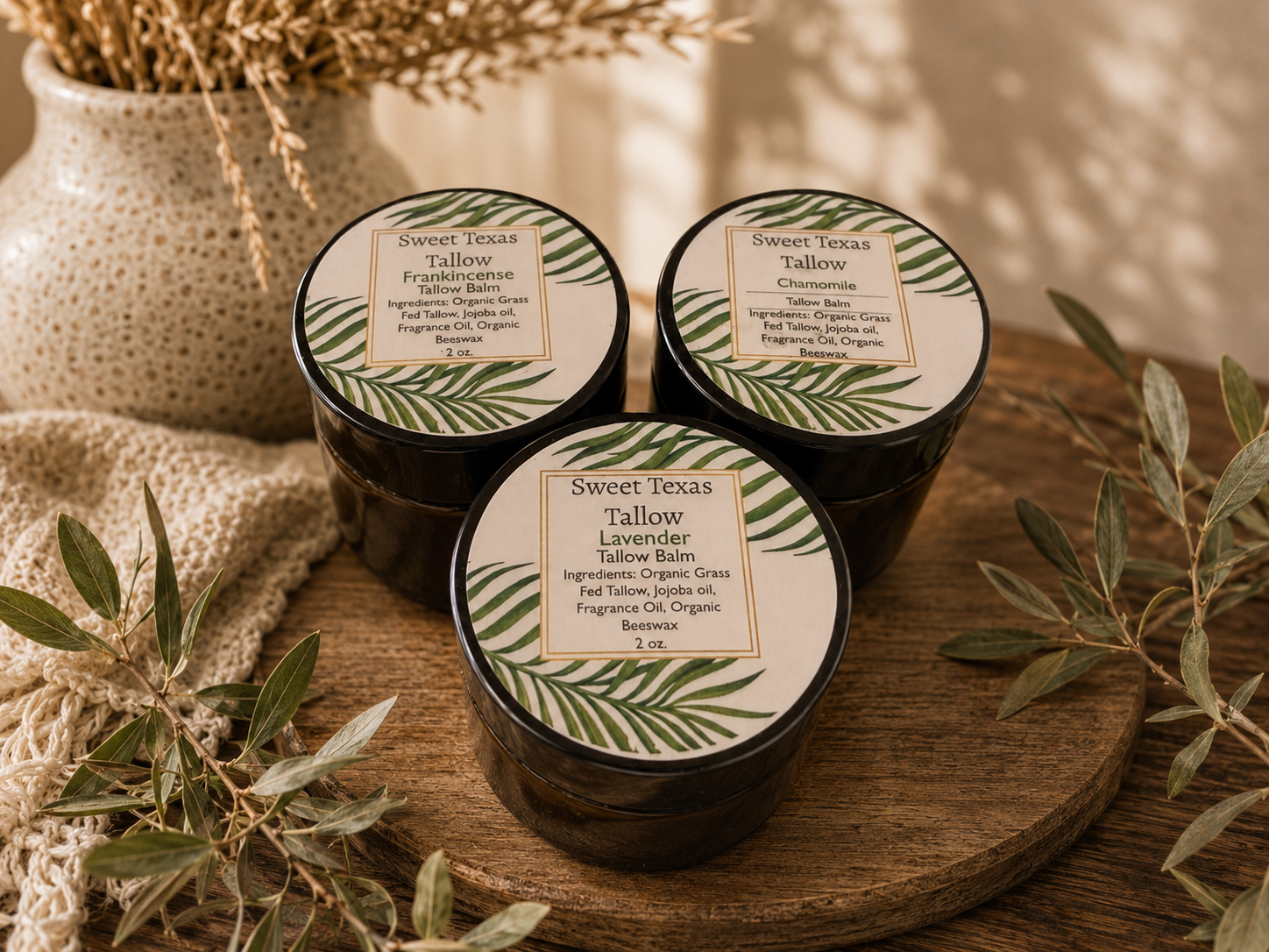 Essential Oil Tallow Balm